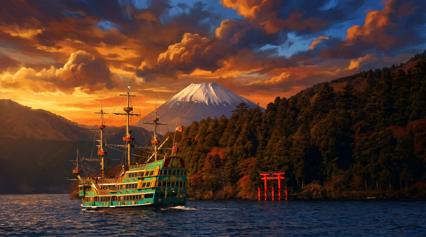 HAKONE & MT. FUJI landscape